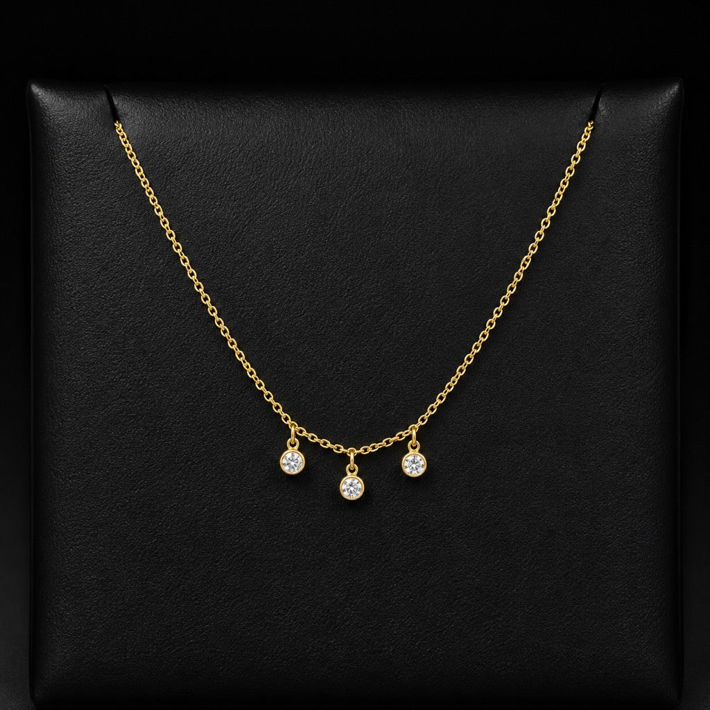 3-Diamond Necklace