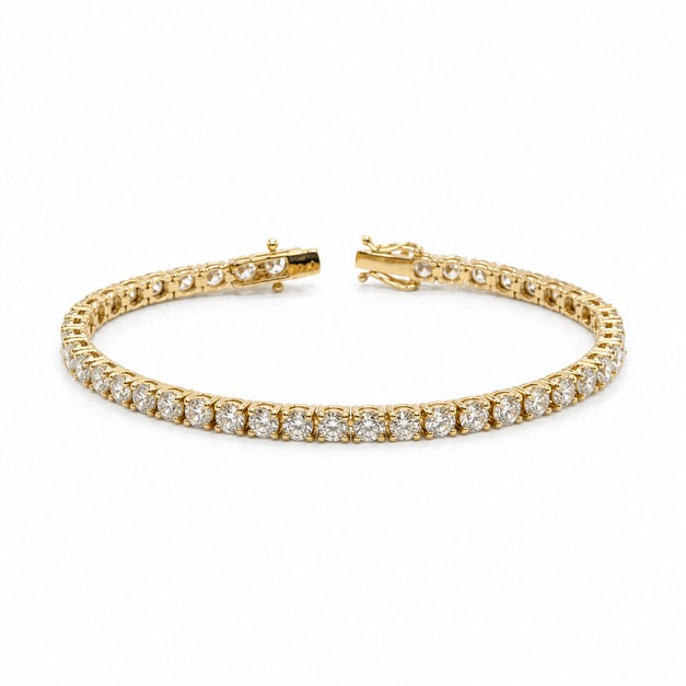 9.95 ctw Cultivated Diamond Tennis Bracelet