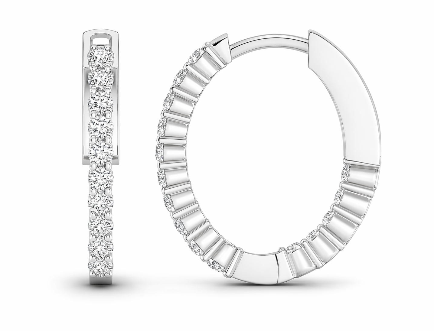 Inside-Out Hoop Earrings