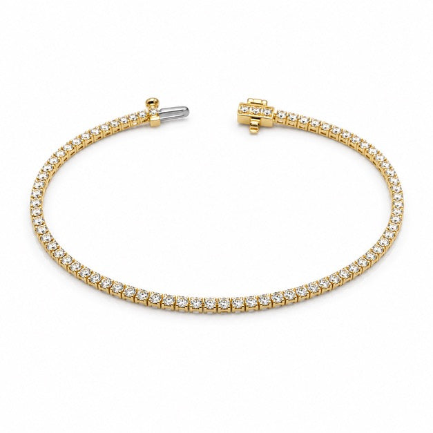 2 Carat Cultivated Diamond Tennis Bracelet