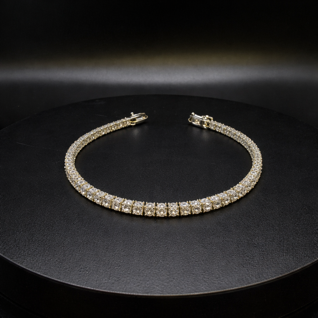5 Carat Natural Diamond Tennis Bracelet