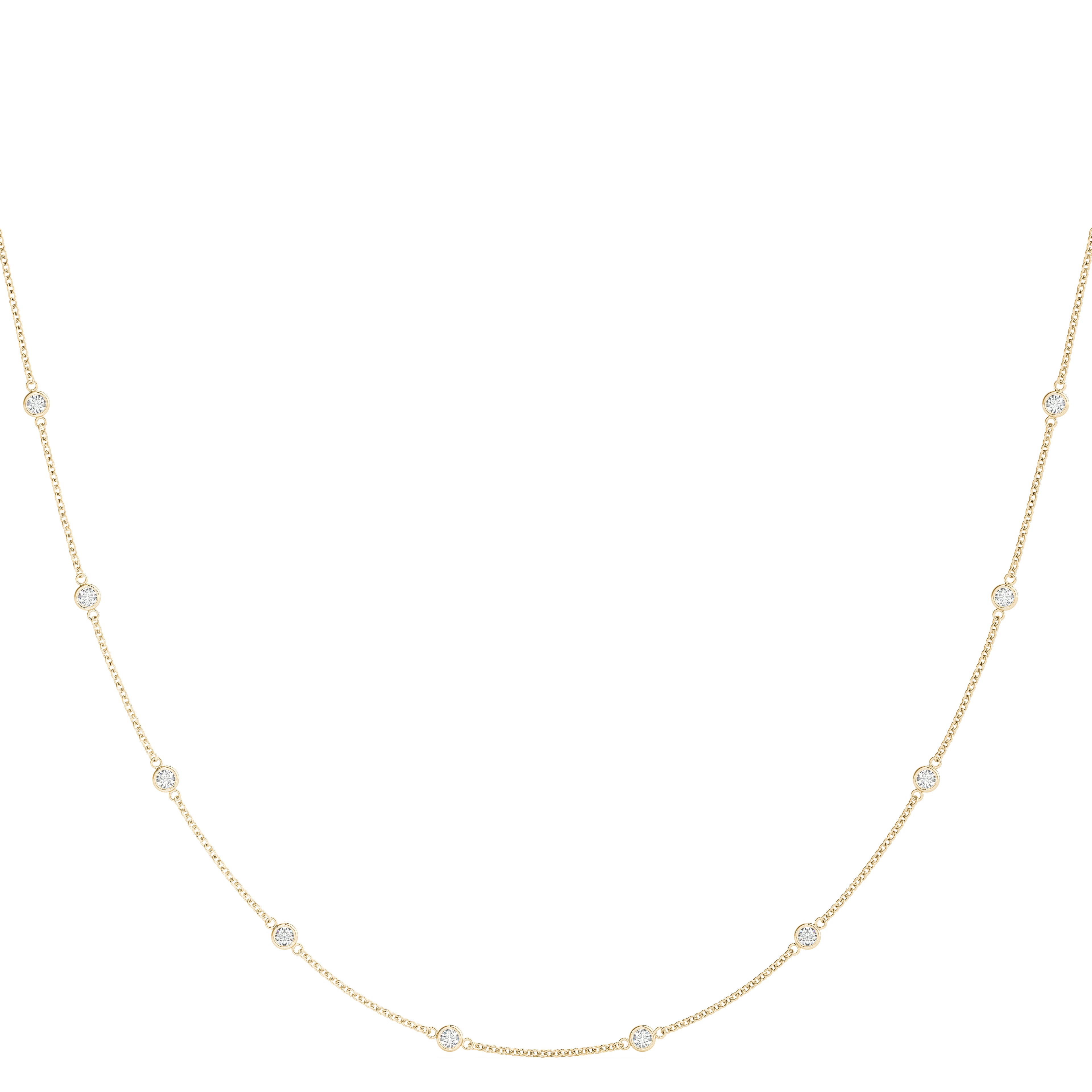 The Bezel by the Yard Necklace