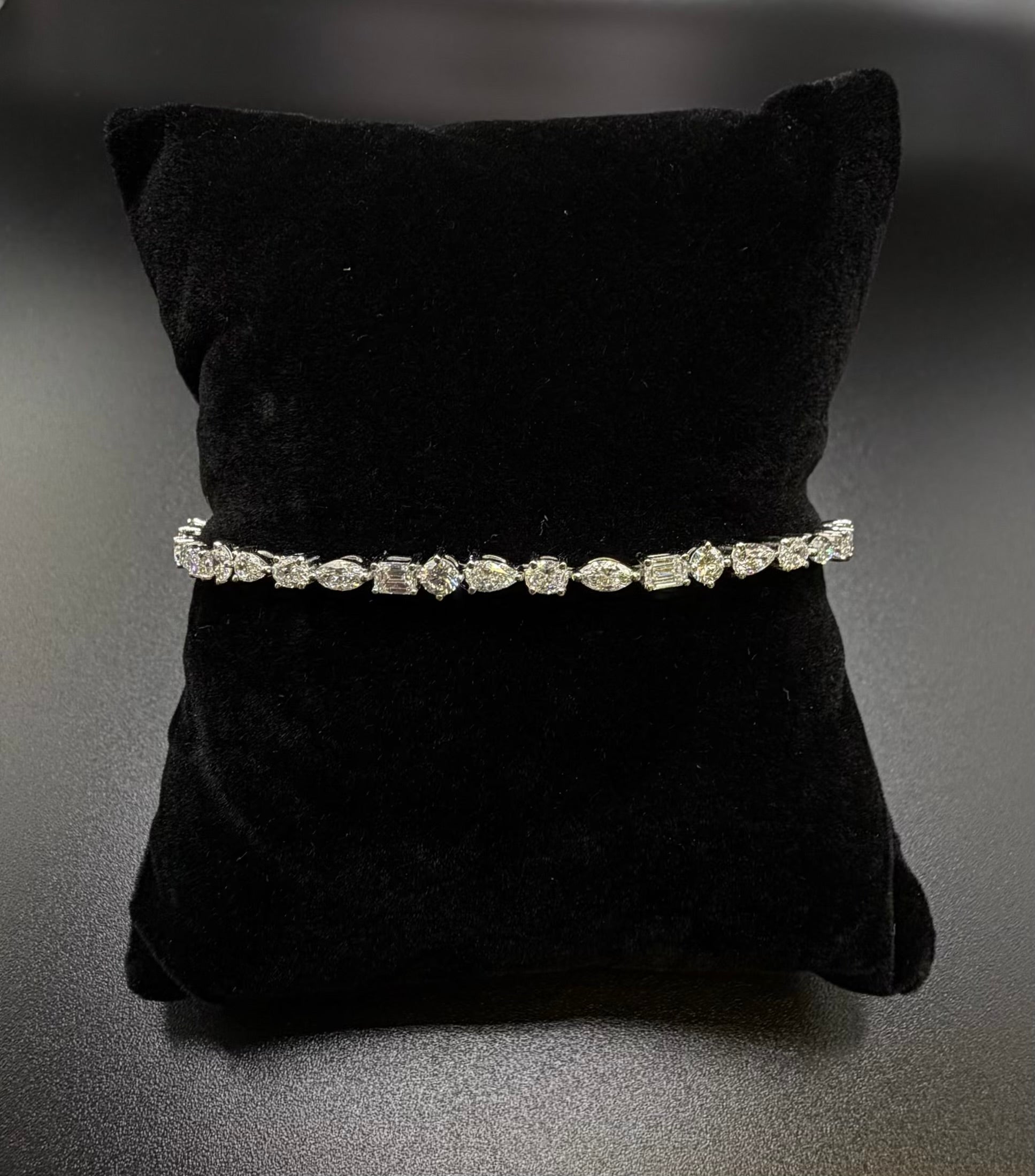Mixed Shapes Tennis Bracelet