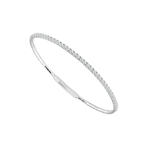 Natural Diamond Bangle Bracelet